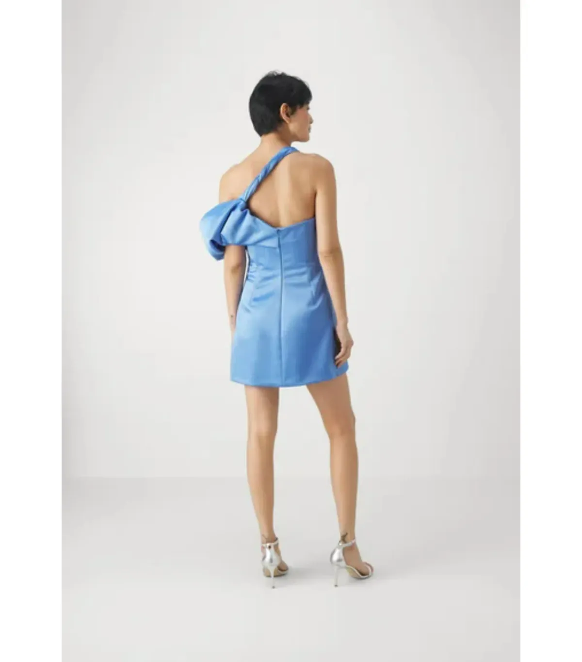 Rachel Gilbert Larna Mini Dress Blue Size AU 12 - Image 3