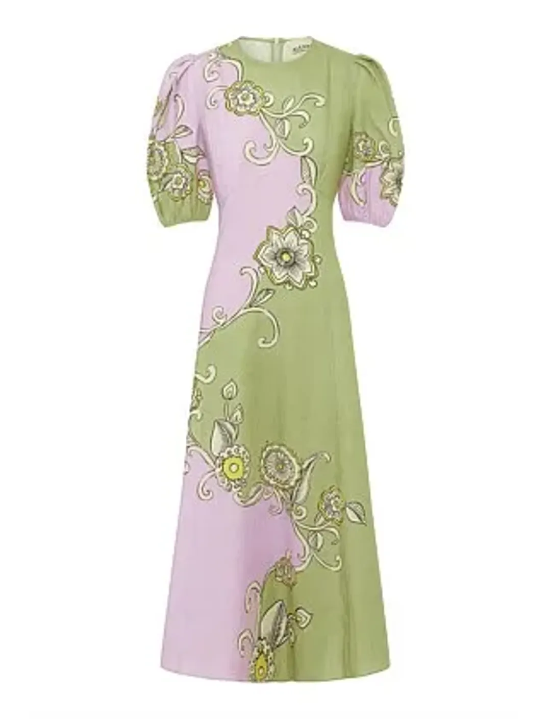 Alemais Sora Midi Dress Pink Size 14 for rent on The Volte - main image