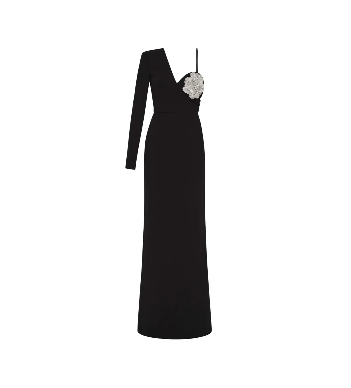 Rebecca Vallance Sachiel Maxi Gown Black Size 10 - Image 4