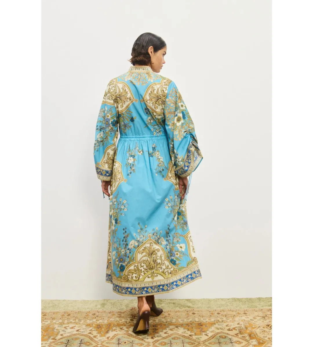 Alemais Cassie Pool Midi Dress Multi Size 10 for rent on The Volte - main image