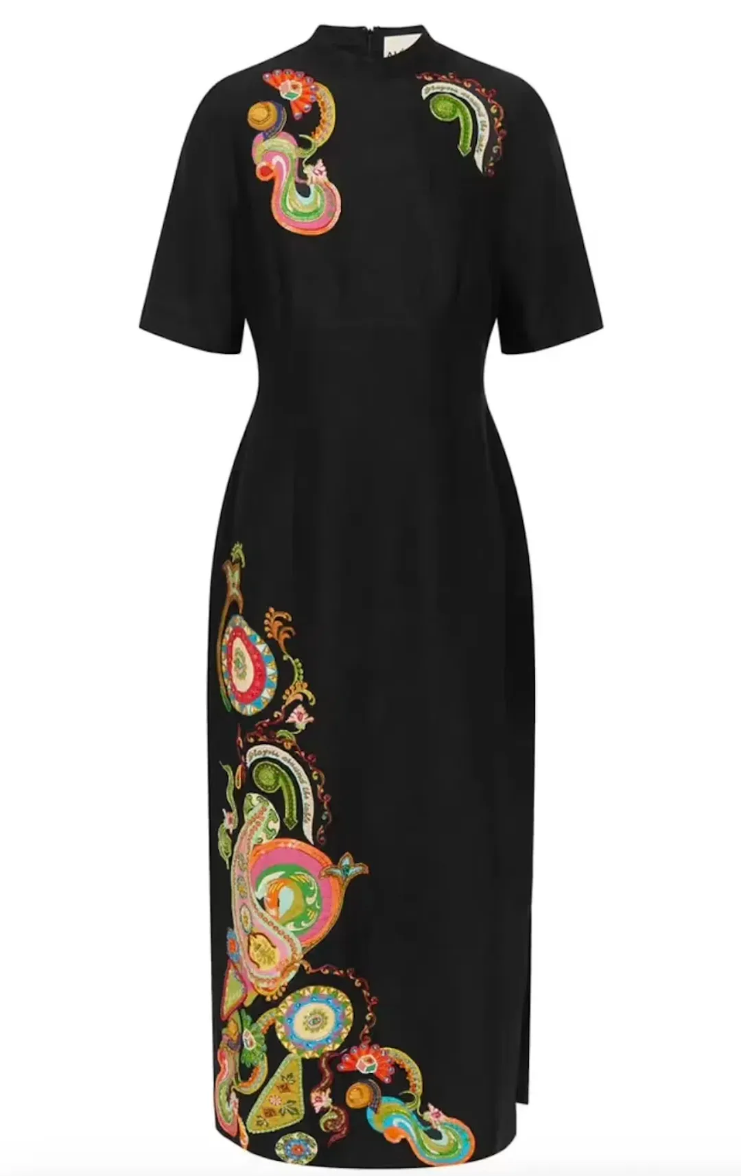 Alemais Bingo Gown Black Beaded Size AU 12 for rent on The Volte - main image