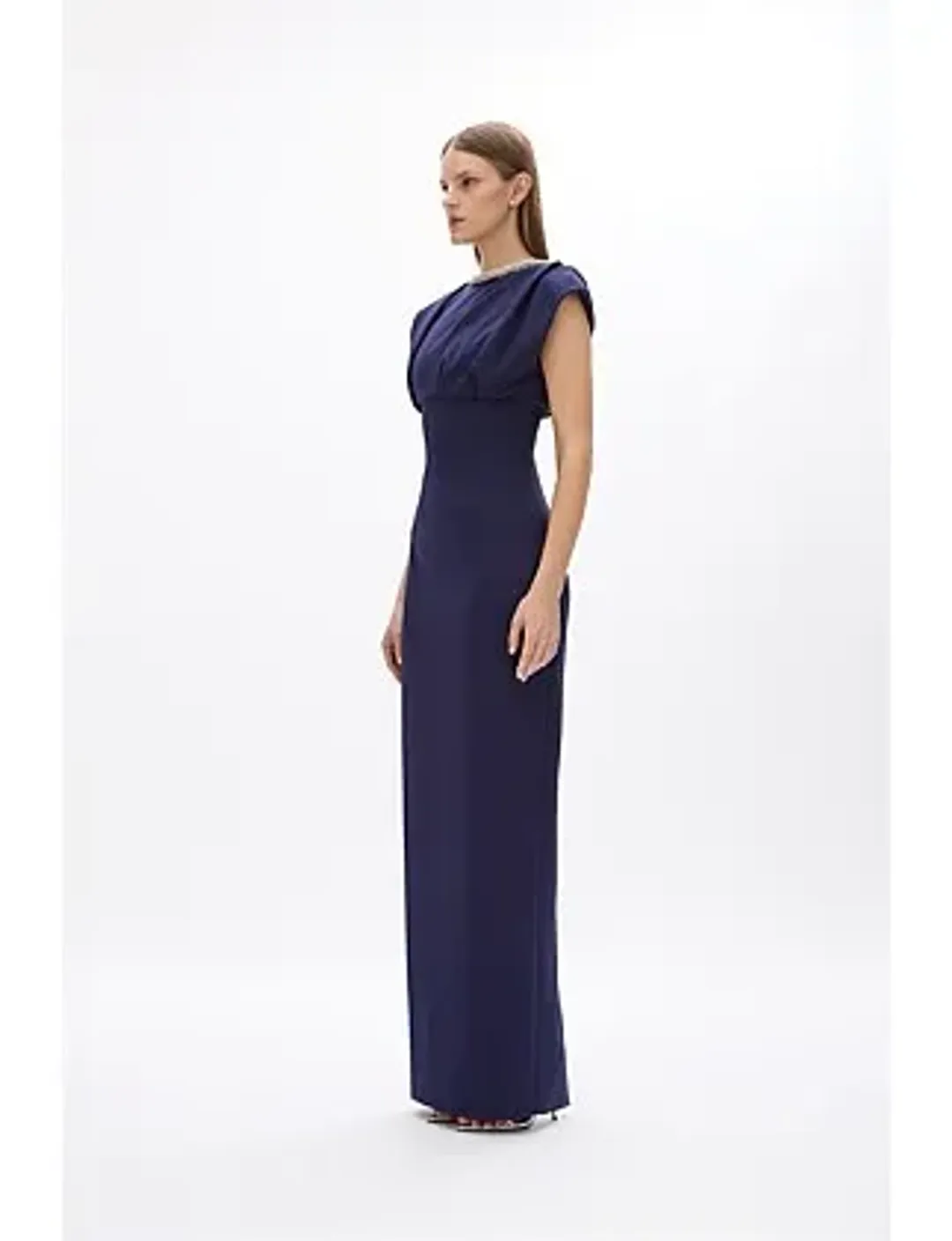 RACHEL GILBERT ORION TRIM GOWN SIZE 8/S for rent on The Volte - main image