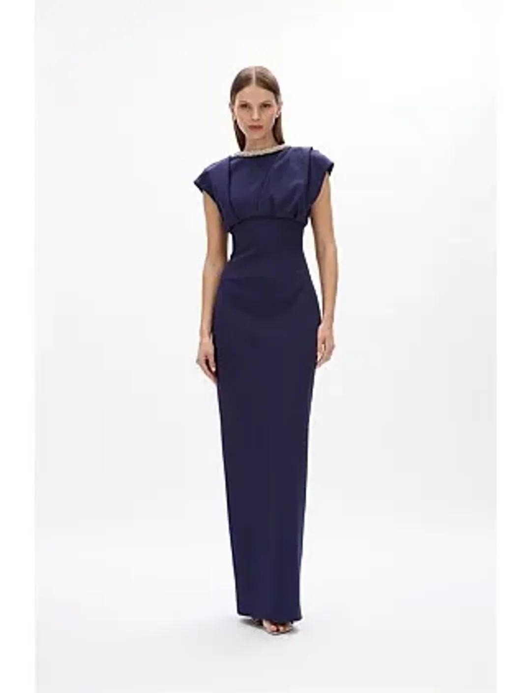 RACHEL GILBERT ORION TRIM GOWN SIZE 8/S for rent on The Volte - main image