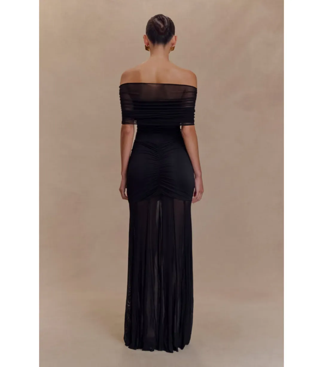 Meshki Caspian Maxi Dress Black Size XS / AU 6  for rent on The Volte - main image