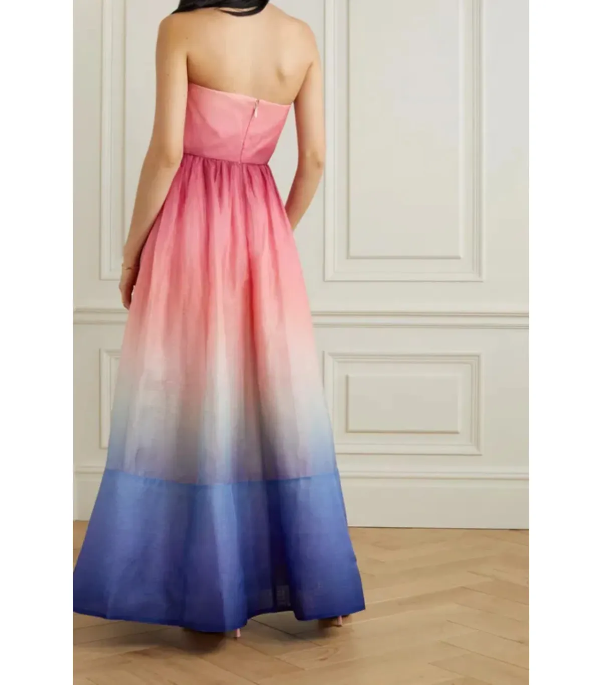 Zimmermann Postcard Strapless Maxi Dress Ombre Size 3 / AU 12- 14 - Image 3