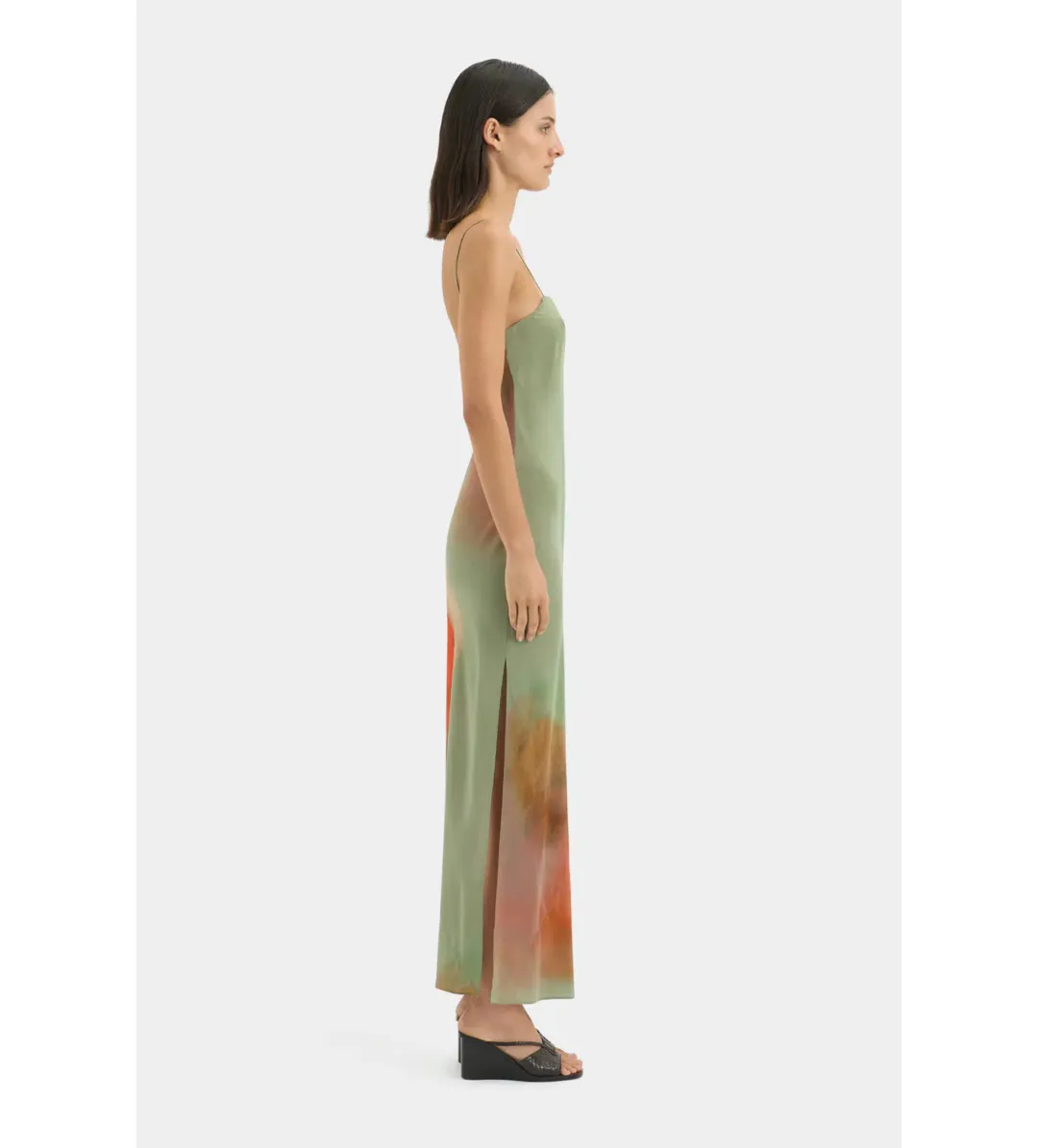 Sir The Label Calle Slip Maxi Dress Acquerello Print Size 0/AU 6 for rent on The Volte - main image