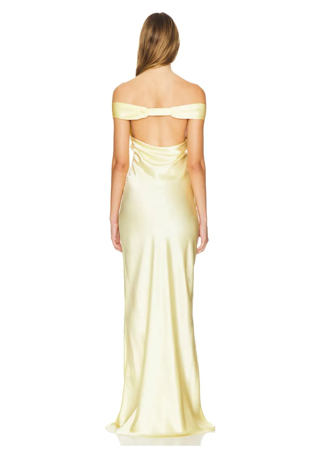 Natalie Rolt Bridget Dress in Lemon Yellow Size 6 for rent on The Volte - main image