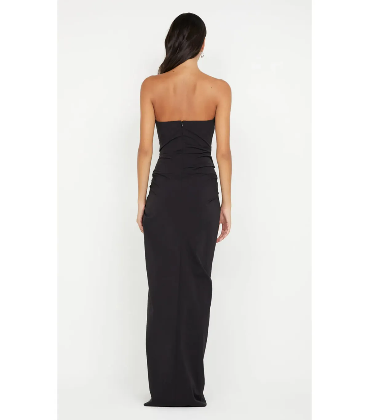 Bec & Bridge Domenic Strapless Dress Black Size AU 6 - Image 4