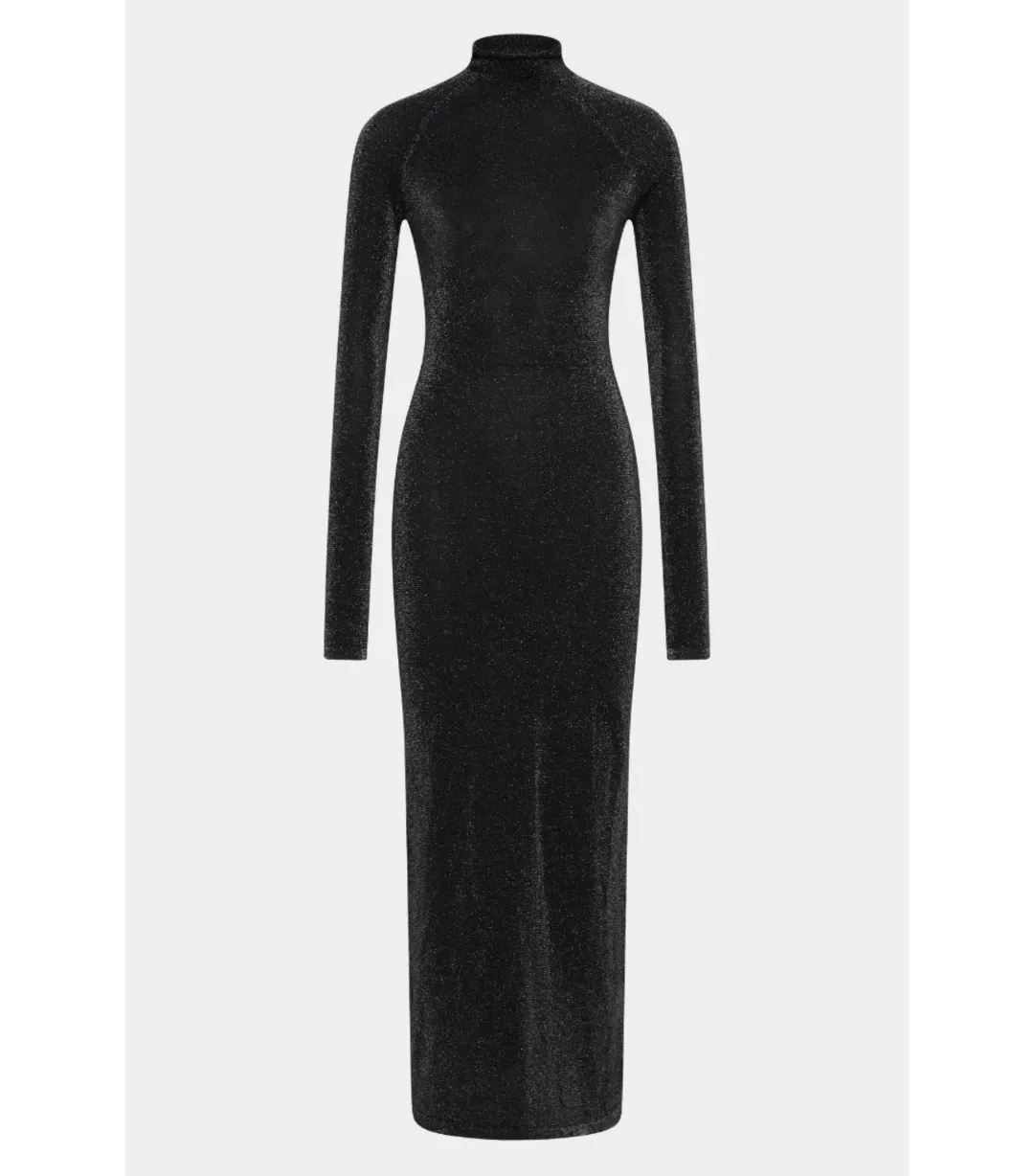 Sir the Label Chiano Long Sleeve Maxi Dress in Black Silver Size 0 / AU 6 for rent on The Volte - main image