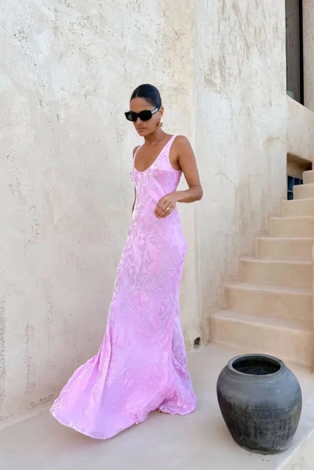 Rat & Boa Amaris Maxi Dress in Pink Size XS / AU 6 for rent on The Volte - main image