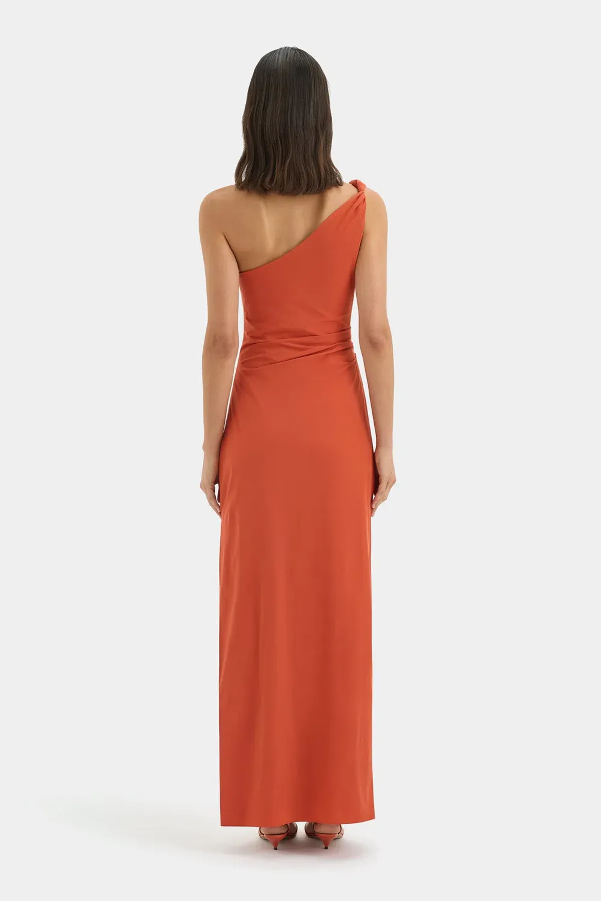 Sir the Label Rossana Gown in Terracotta Size 0/Au 6 - Image 2