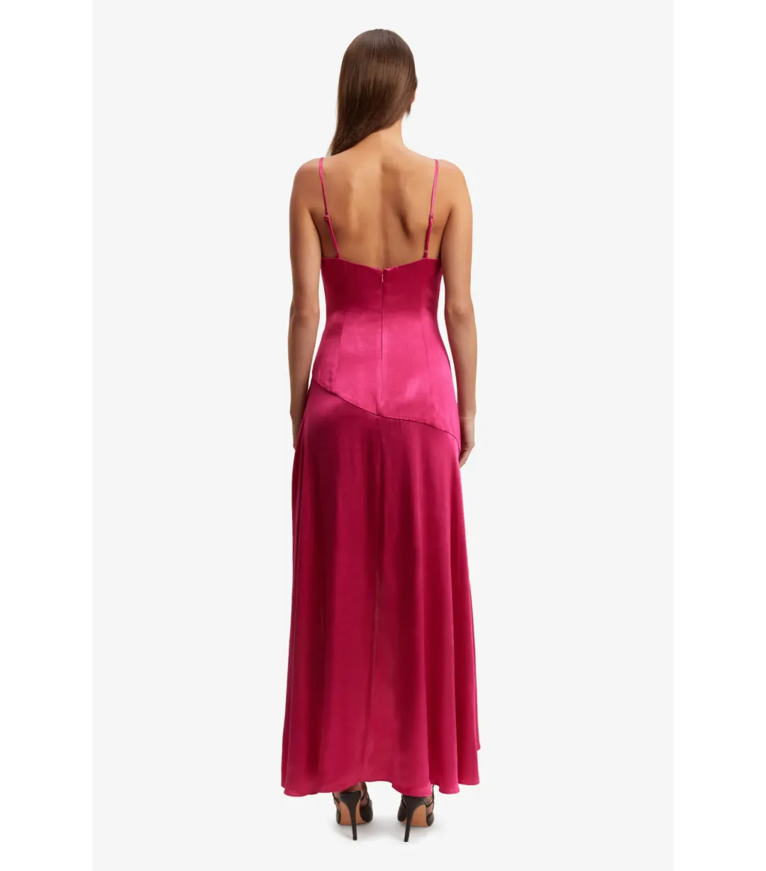 Bardot Sorella Midi Dress in Magenta Size AU 8 for rent on The Volte - main image