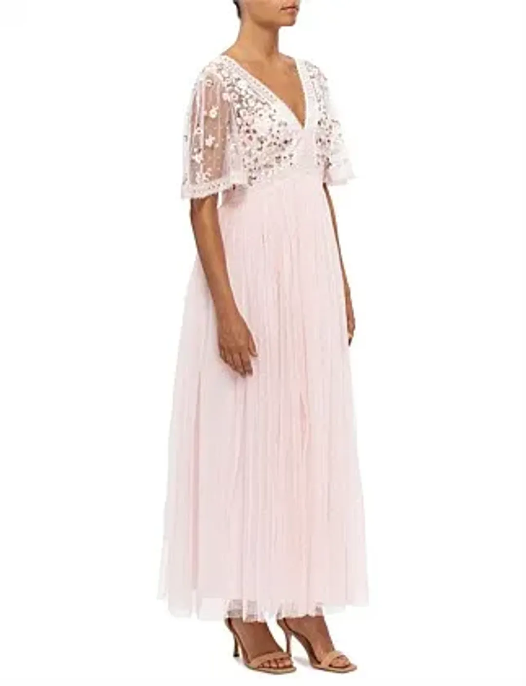 Needle and Thread Garland Ribbon Bodice Ankle Gown Size 16/L for rent on The Volte - main image