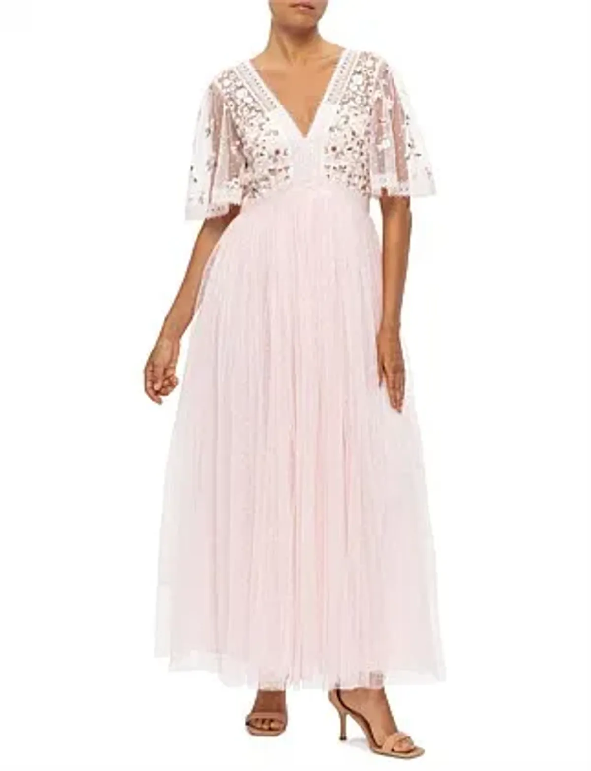 Needle and Thread Garland Ribbon Bodice Ankle Gown Size 16/L - Image 14