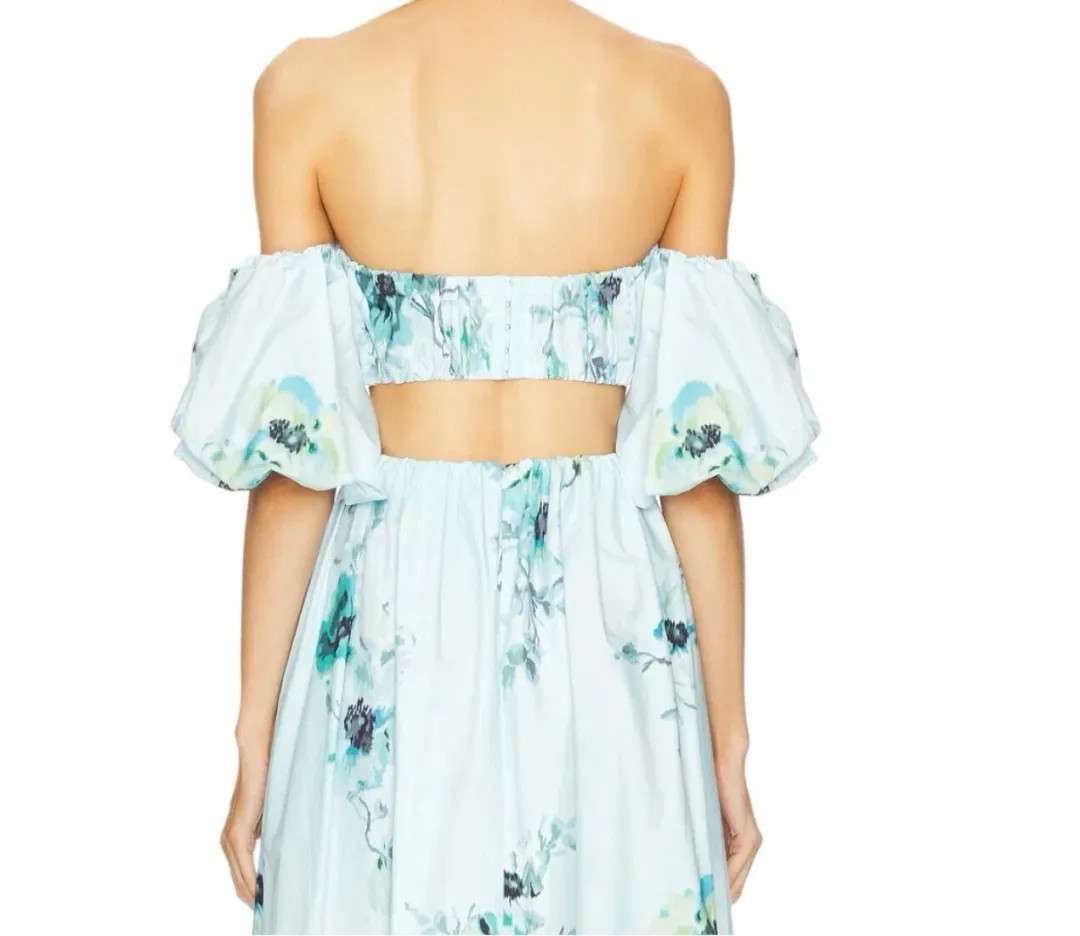 Zimmermann Lightburst Blue Two Piece Set Size 6 for rent on The Volte - main image