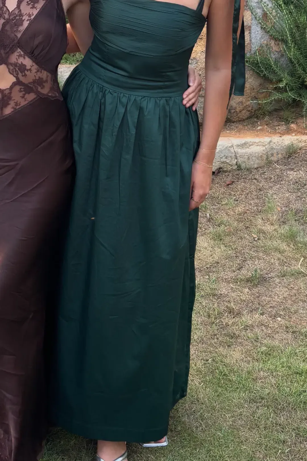 Murlong Cres Elsa Maxi Dress Green Size 10/M  for rent on The Volte - main image
