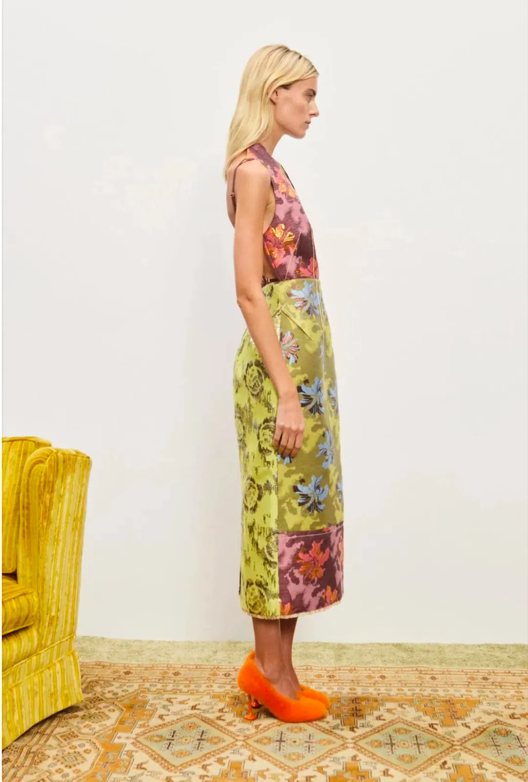 Alemais Adriana Jacquard Gown Midi Size AU 10 for rent on The Volte - main image