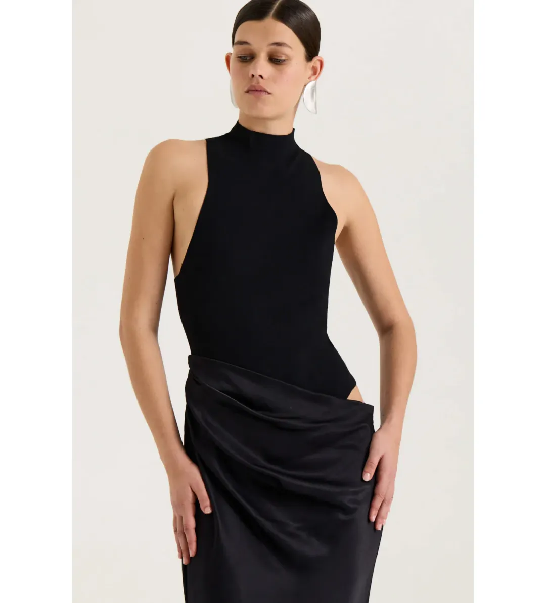 Henne Soraia Maxi Dress in Black Size AU 8 for rent on The Volte - main image