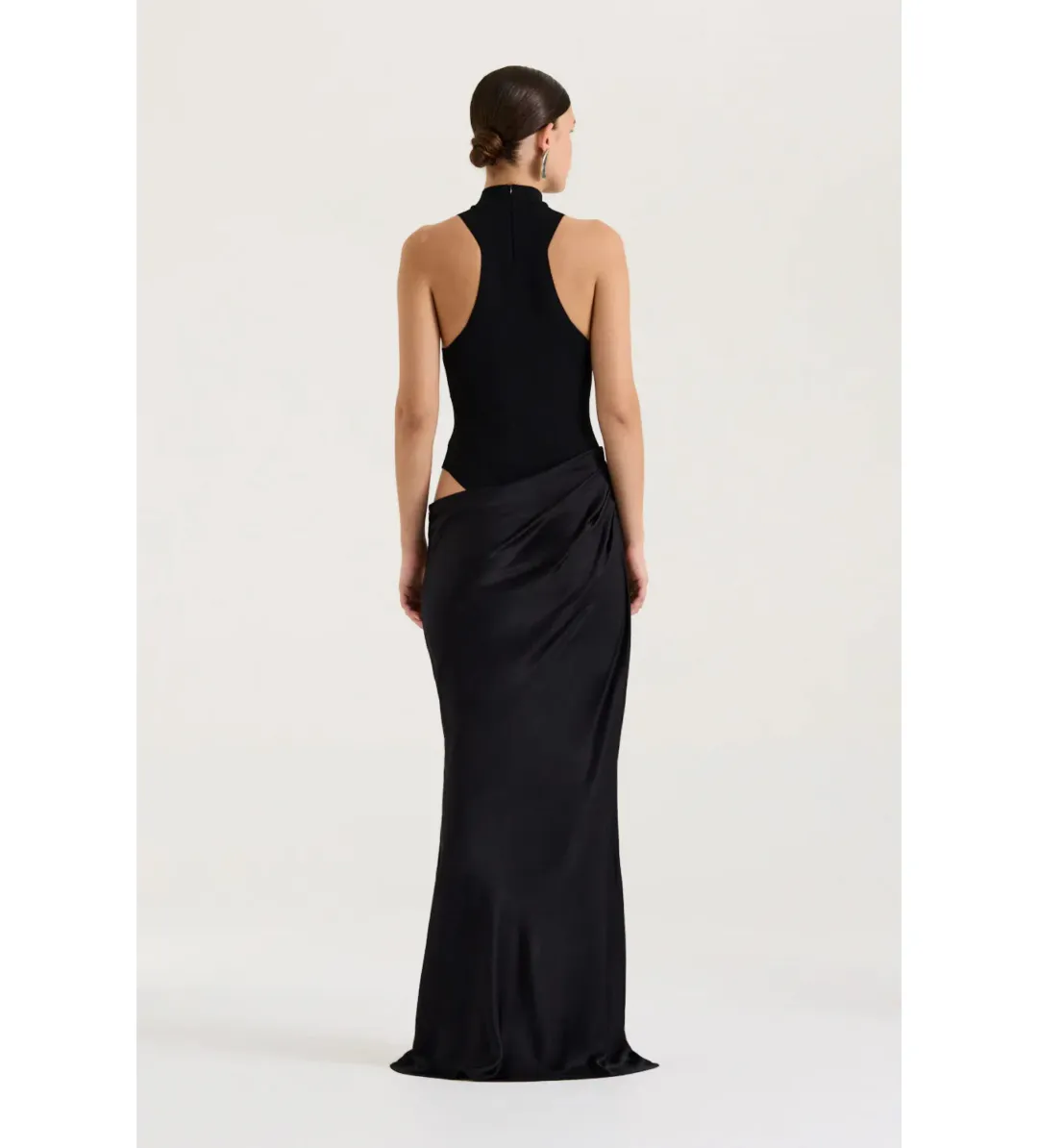 Henne Soraia Maxi Dress in Black Size AU 8 for rent on The Volte - main image