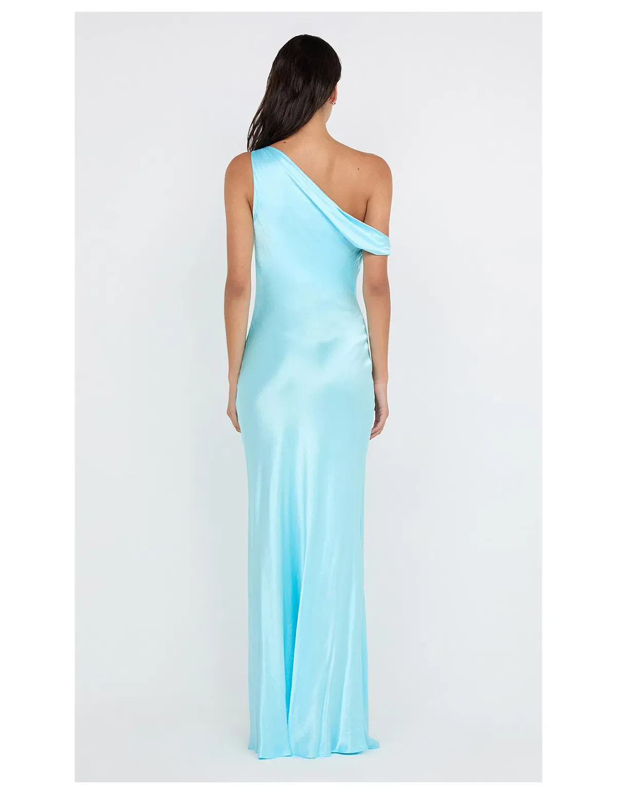Bec and Bridge Sol Asym Maxi Dress Turquoise Size 6 - Image 5