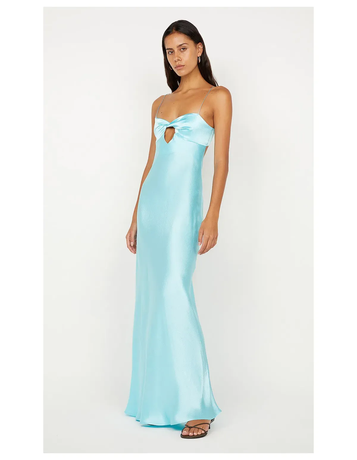 Bec and Bridge Cinder Twist Maxi Dress Turquoise Size 10 - Image 2