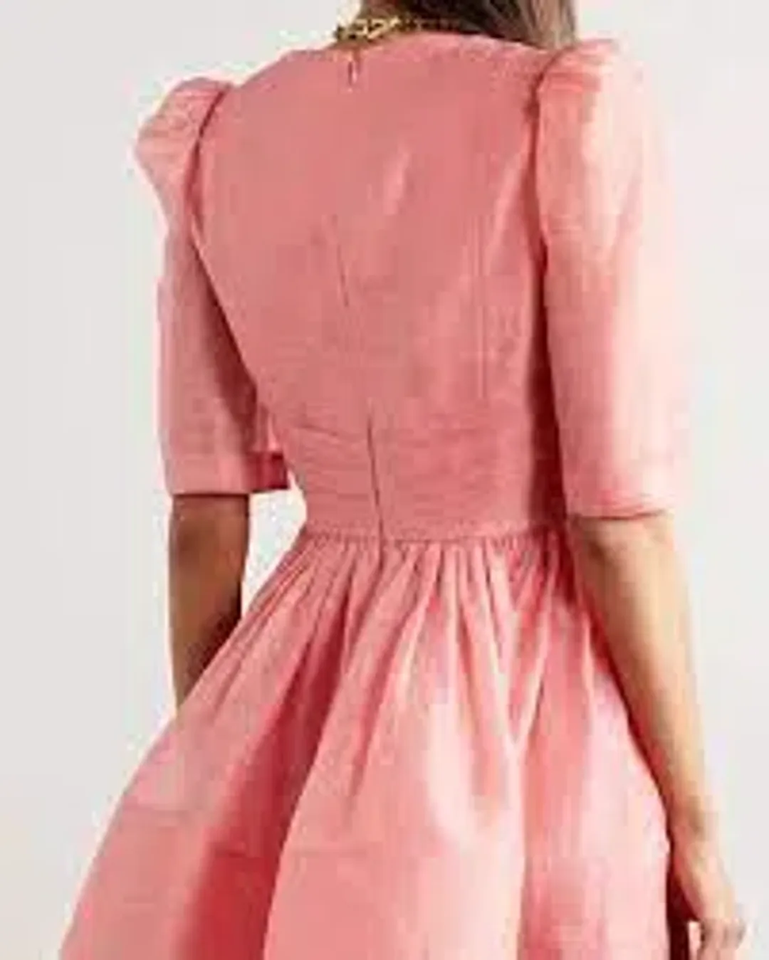 Zimmermann The Wonderland Sleeved Mini Dress Guava Size 3 / AU 14 for rent on The Volte - main image