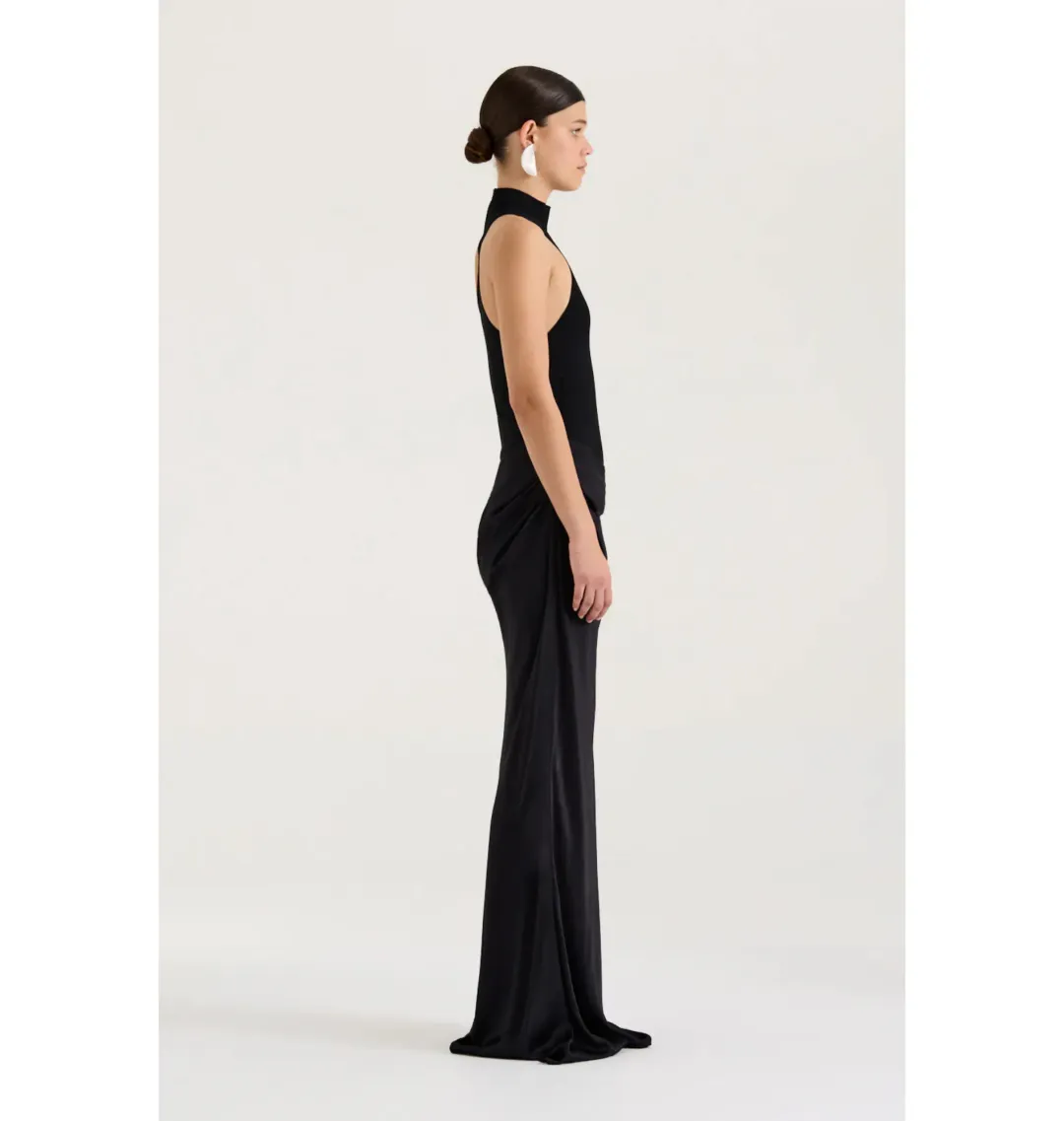 Henne Soraia Maxi Dress Black Size 10 for rent on The Volte - main image