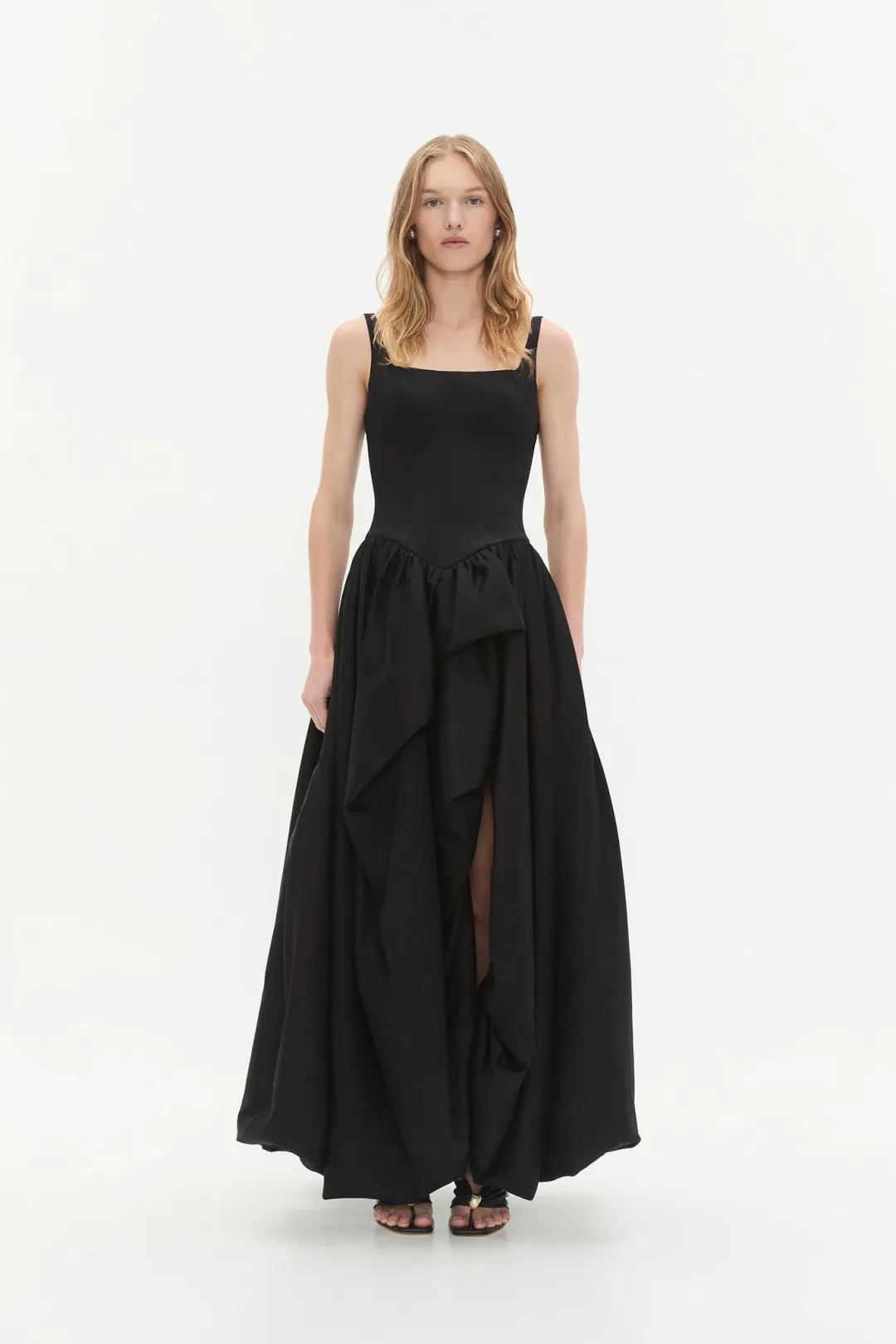 Aje Alani Maxi Gown Black Size 8 for rent on The Volte - main image