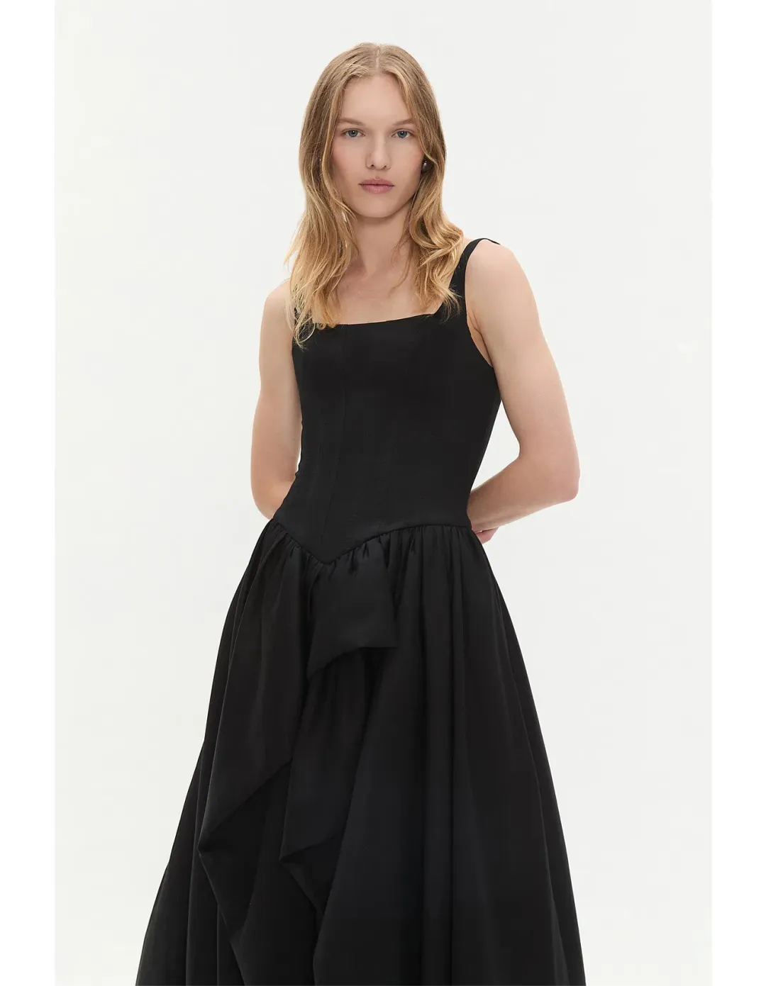 Aje Alani Maxi Gown Black Size 8 for rent on The Volte - main image