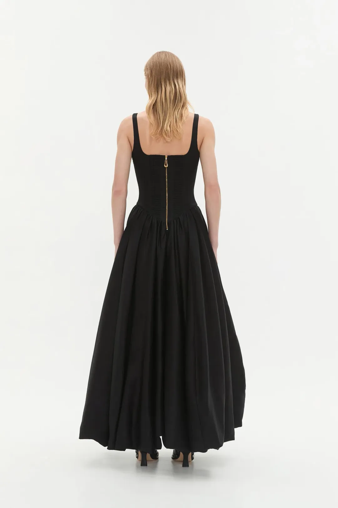 Aje Alani Maxi Gown Black Size 8 for rent on The Volte - main image