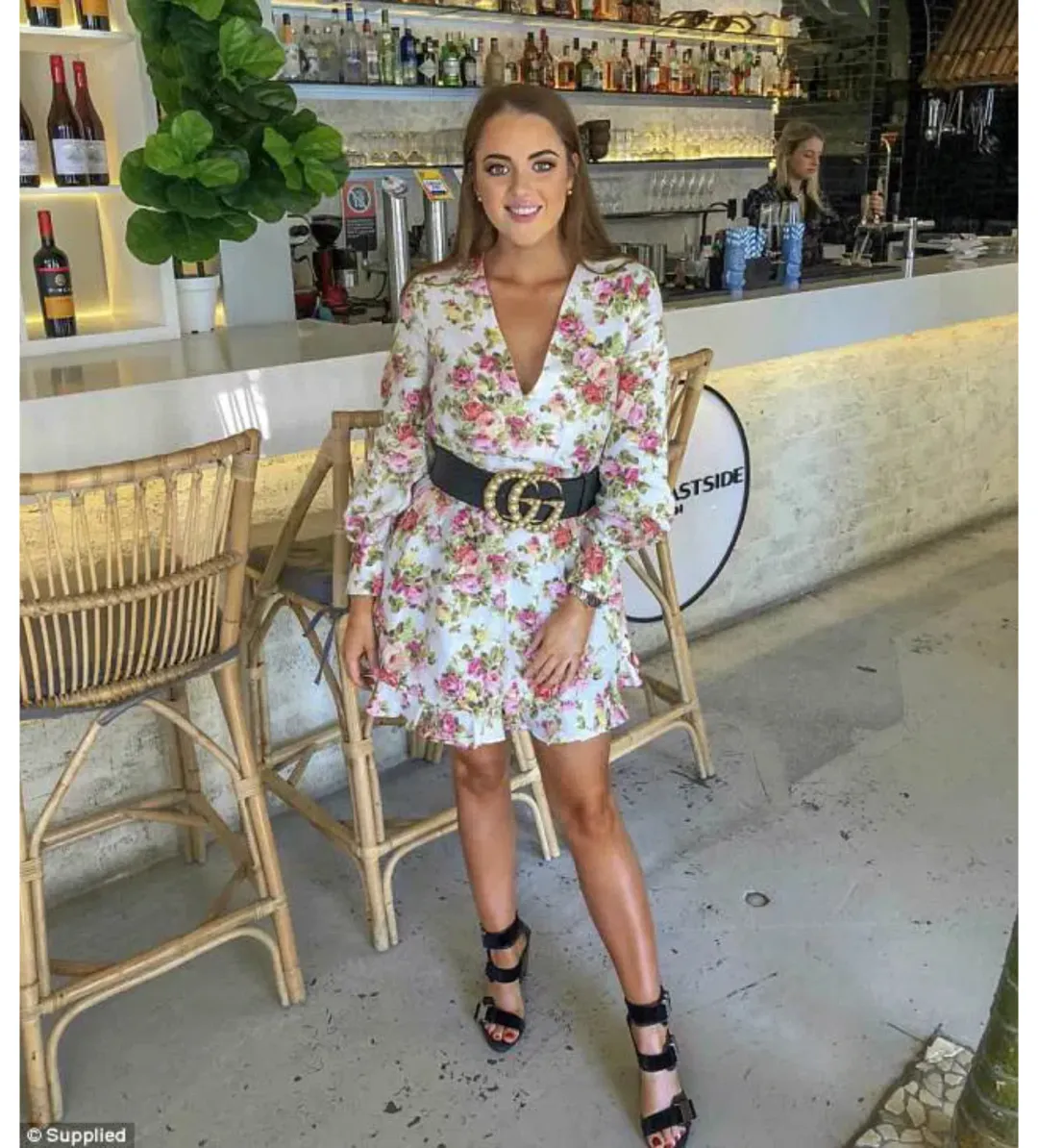 Zimmermann Radiate Flounce Shift Mini Dress Watermelon Bouquet Floral Size 0/AU 8 for rent on The Volte - main image