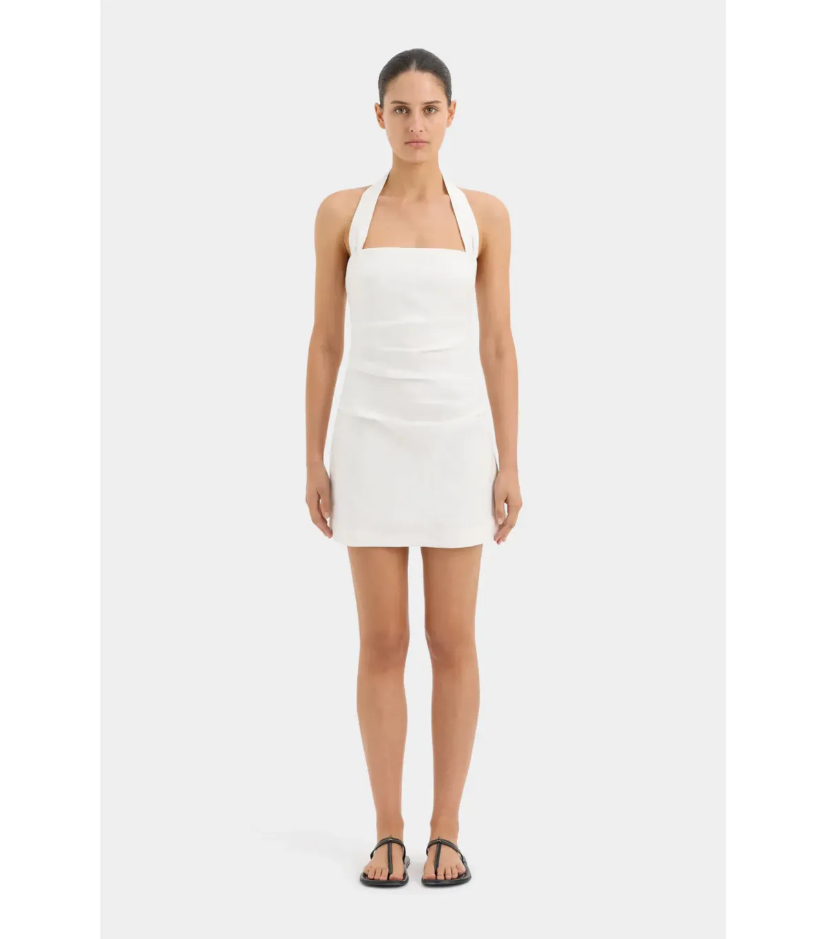 Sir the Label Noemi Halter Mini Dress Ivory Size 1 / AU 8 - Image 1
