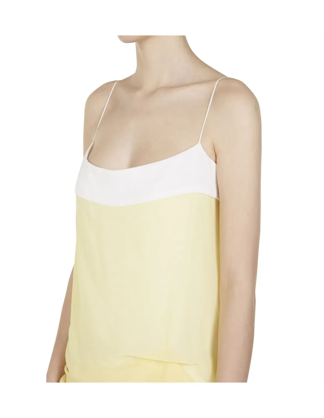 Christopher Esber Waffled Hem Yellow Dress Size AU 8 for rent on The Volte - main image