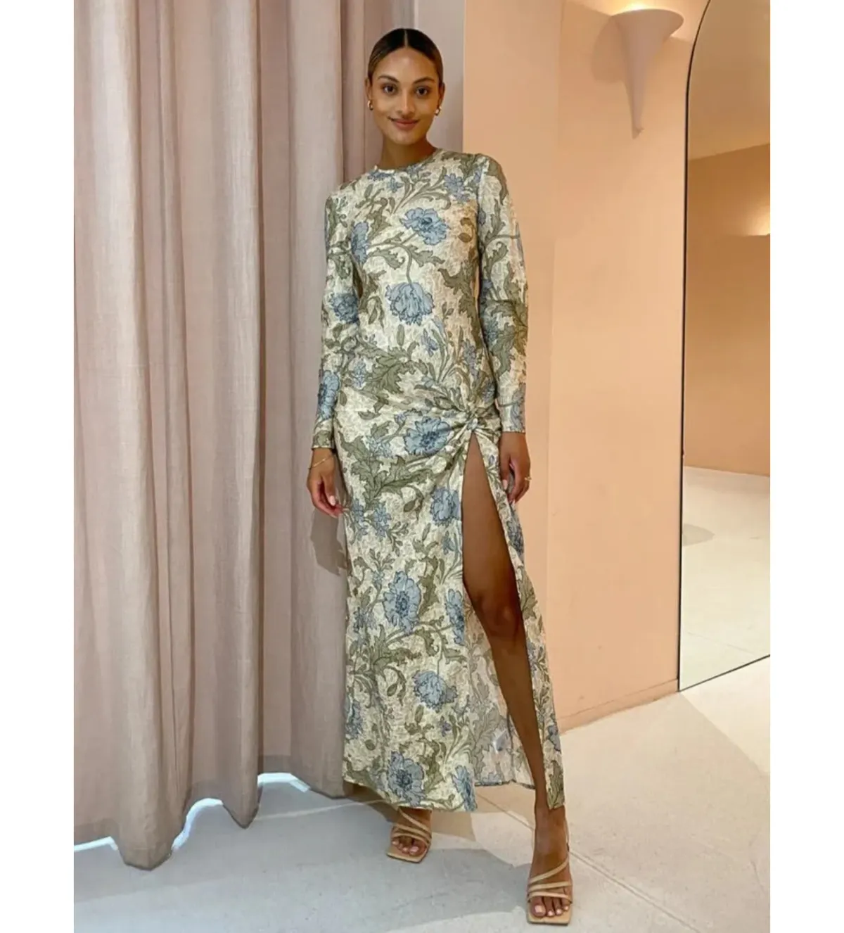 Sir the Label Maev Gown Maxi in Florence Print Size 1 / AU 8 - Image 1