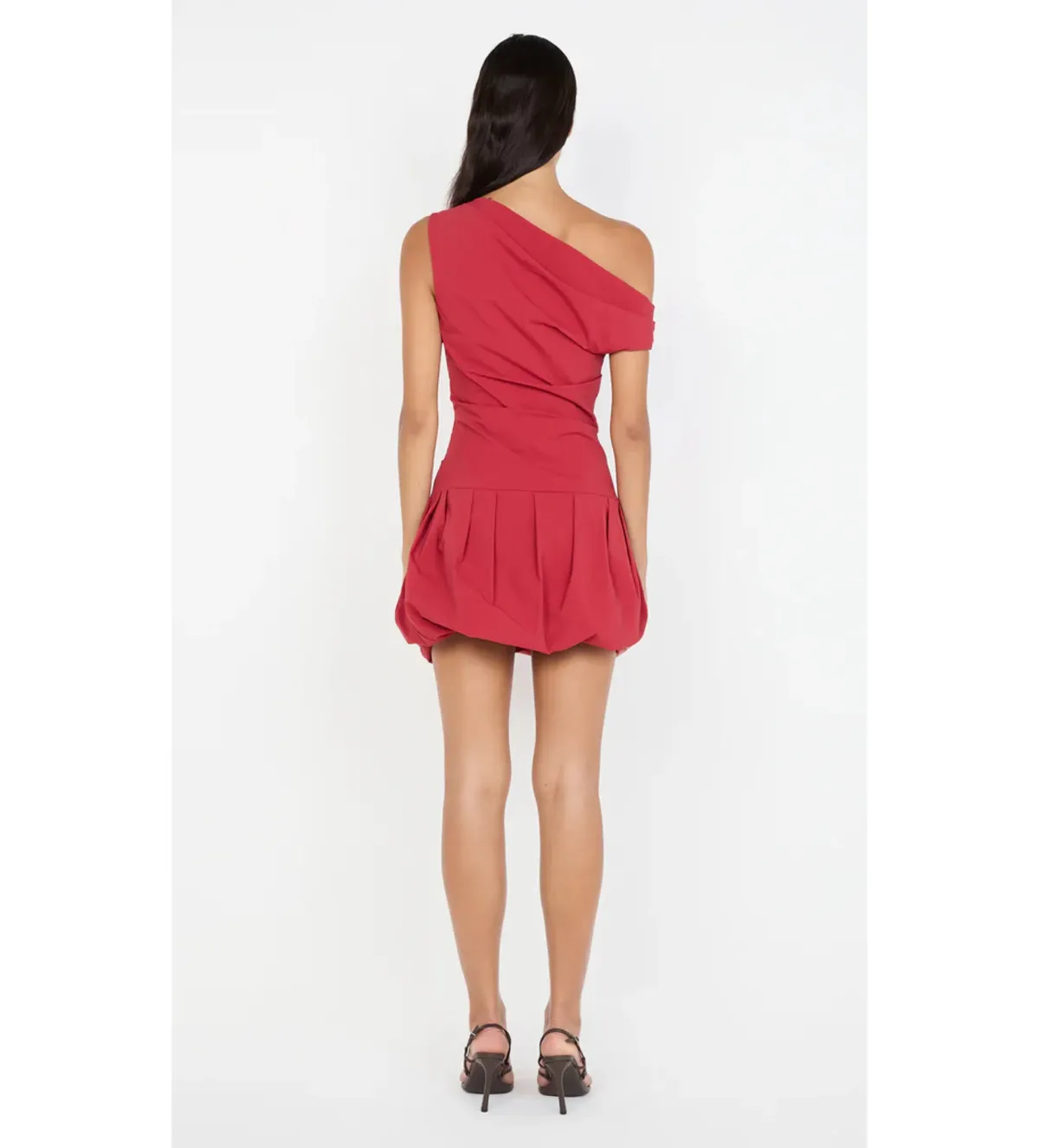 Bec & Bridge Angelina Bubble Mini Dress Cherry Size 6 - Image 4