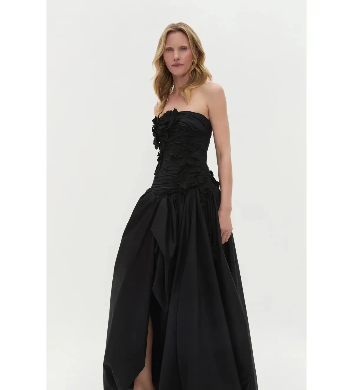 Aje Splendour Flower Gown Black Size AU 8 - Image 5