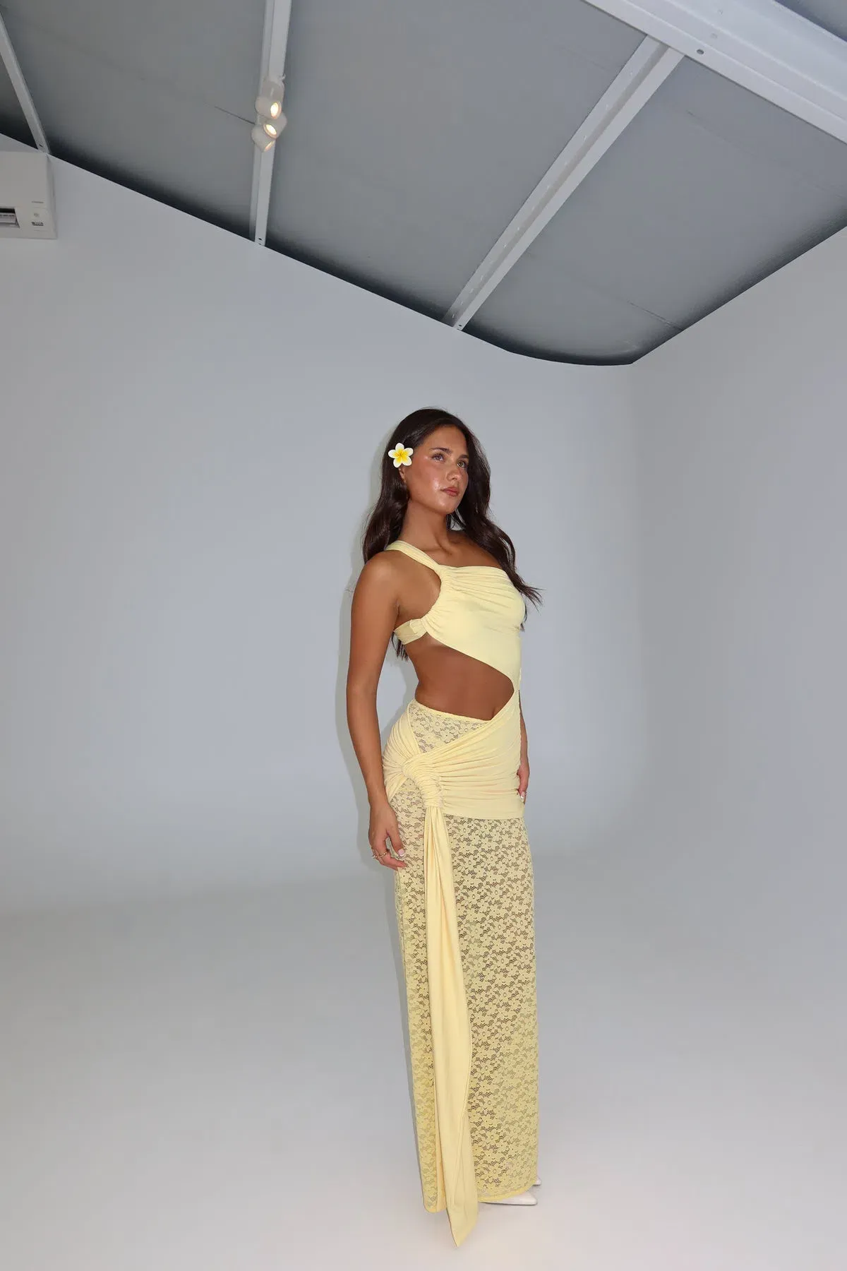 Deconduarte Paridiso Maxi Dress Yellow Size XS/6 - Image 3