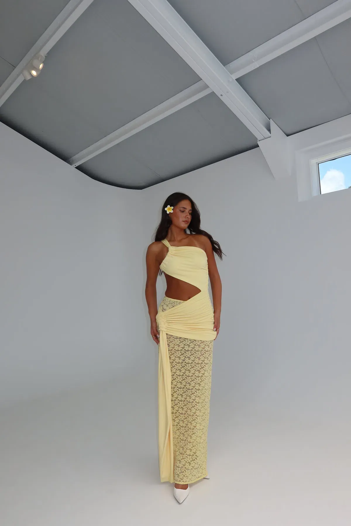 Deconduarte Paridiso Maxi Dress Yellow Size XS/6 - Image 1