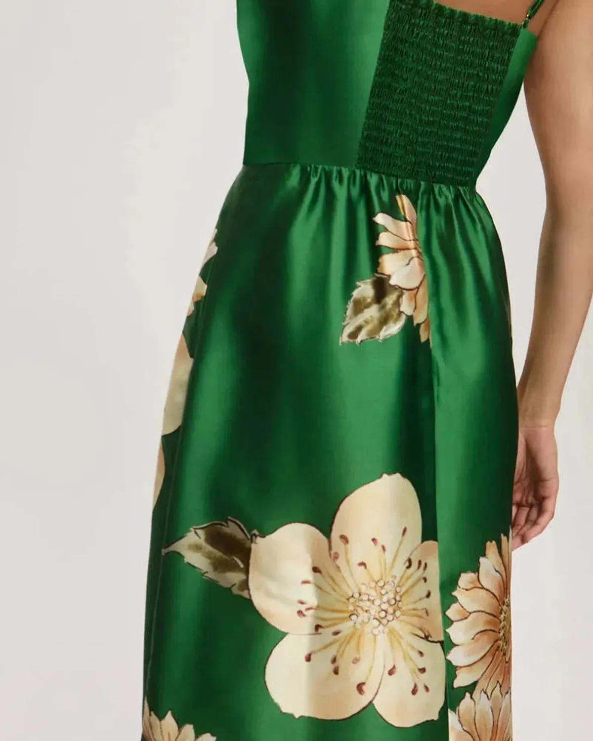 Alemais Sage Midi Dress Green Size 12 - Image 3