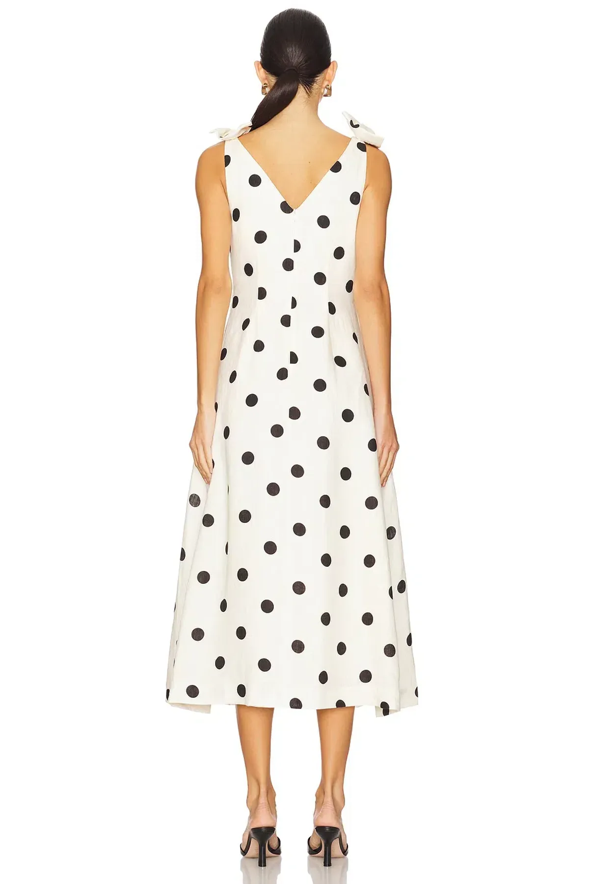 Zimmermann Crush V Neck Midi Dress Print Size AU 14 - Image 2