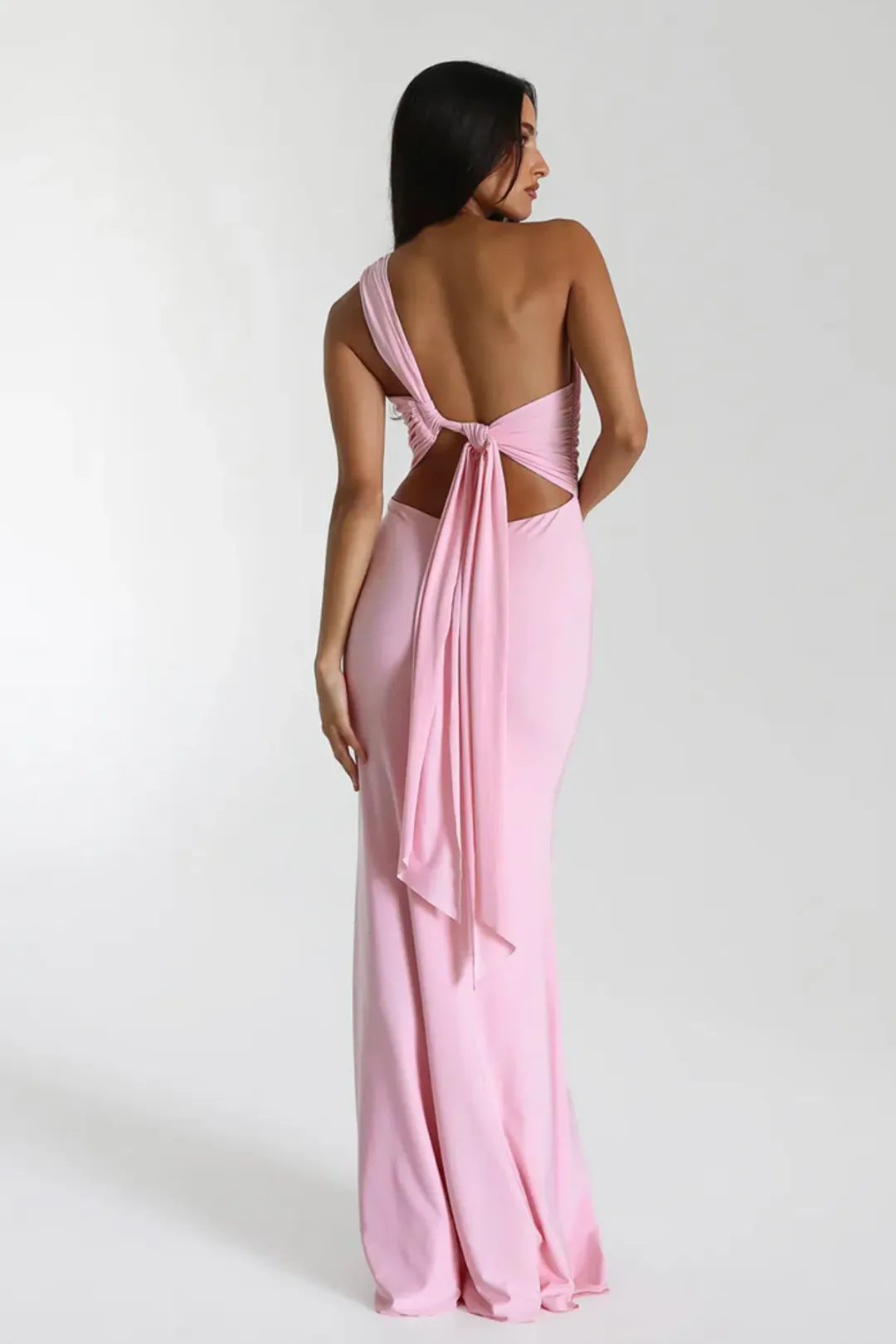 Natalie Rolt Fabienne Dress Pink Size 8  for rent on The Volte - main image