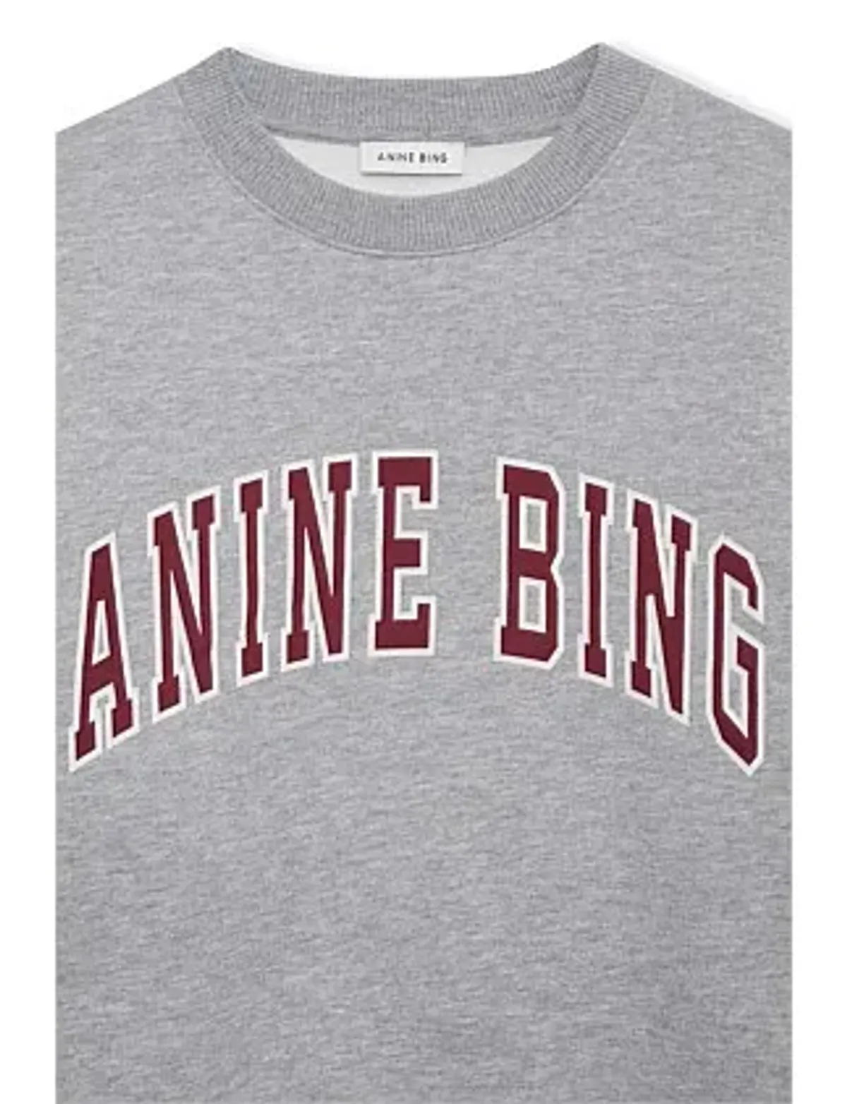 Anine Bing SPENCER CREWNECK SWEATSHIRT Size 8/XS - Image 9