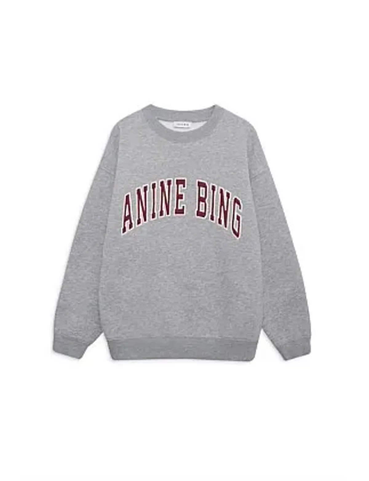 Anine Bing SPENCER CREWNECK SWEATSHIRT Size 8/XS - Image 8