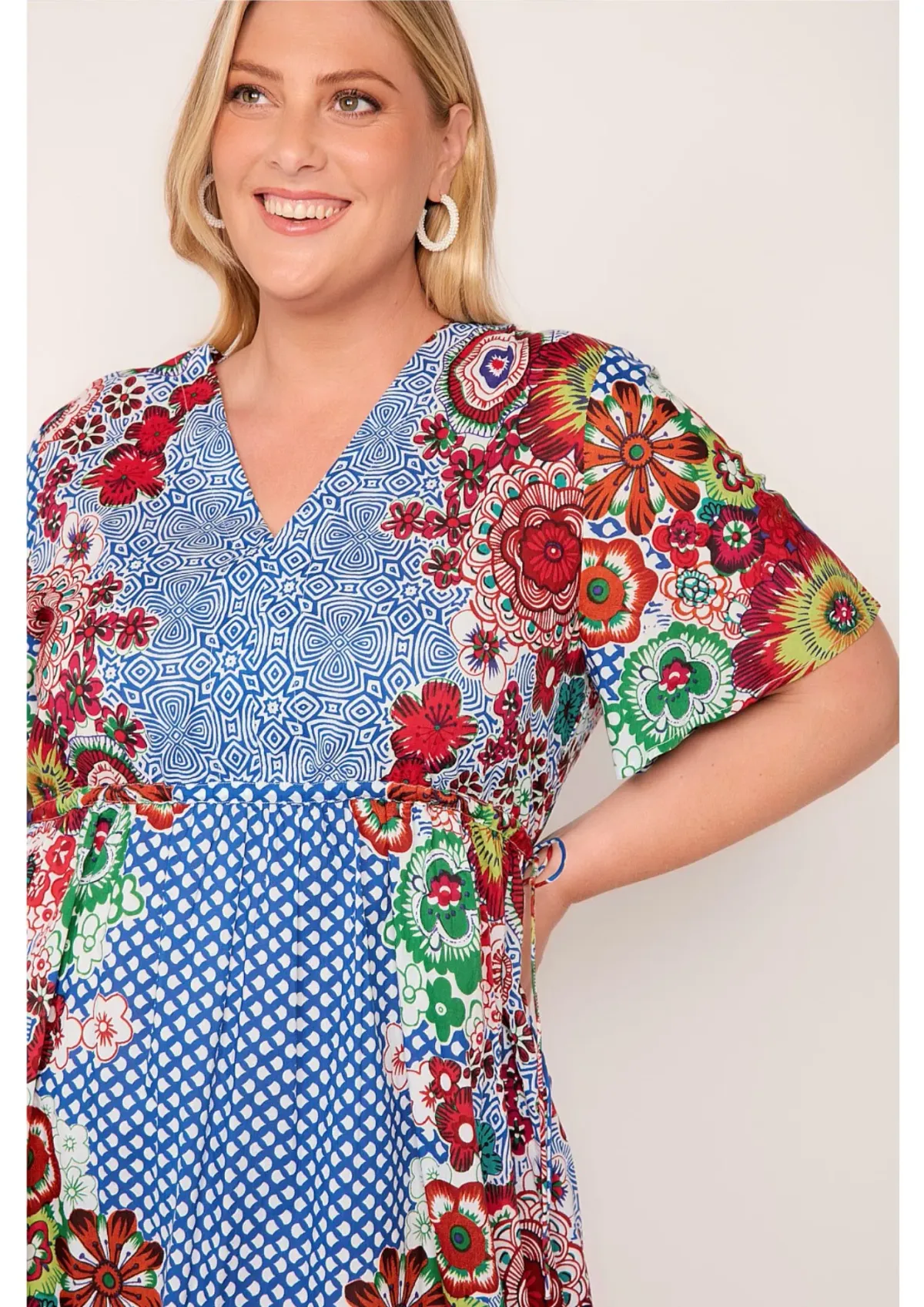 Adrift Iris Short Dress in Saleya Size L / AU 14 - Image 3