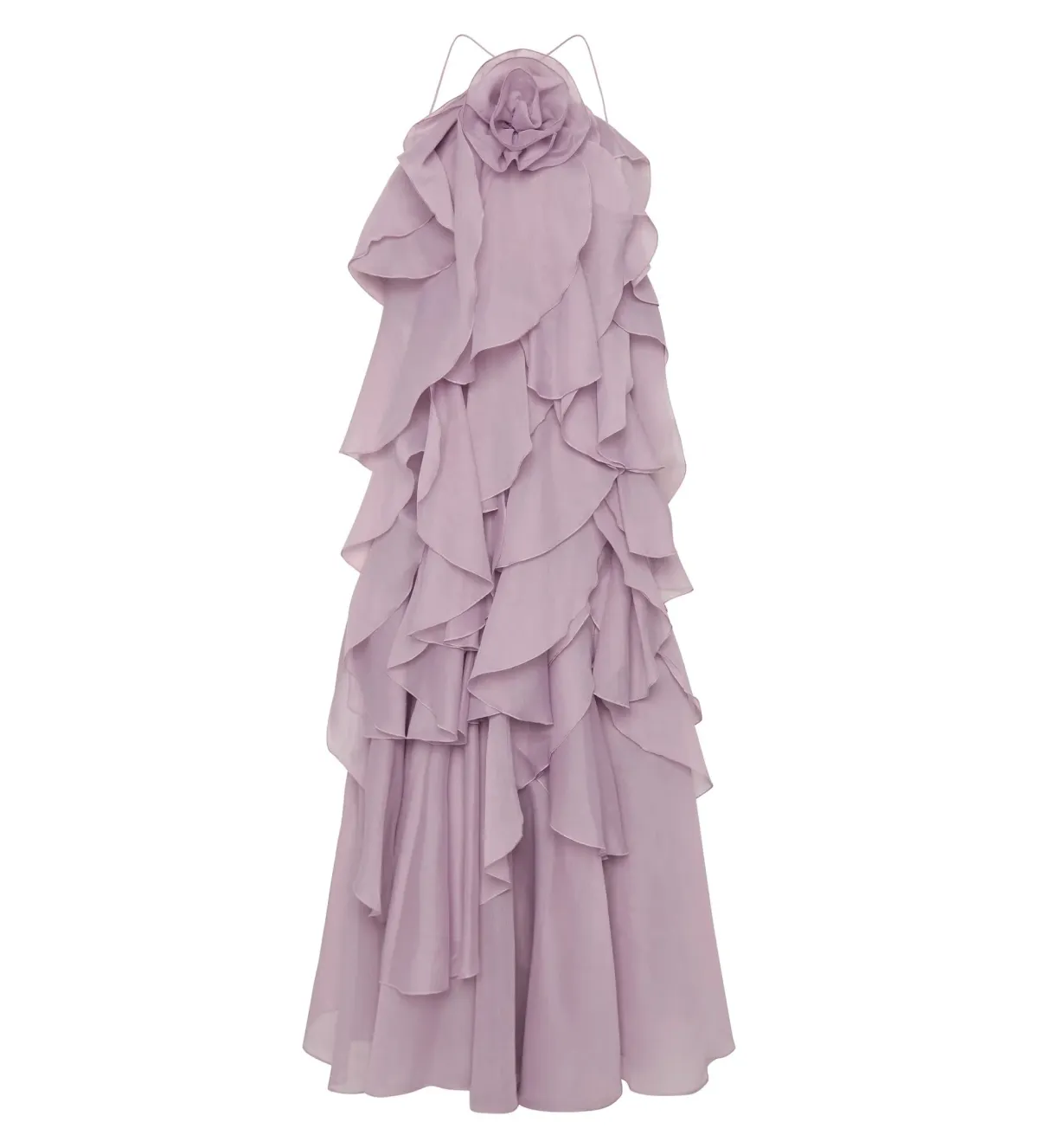 Aje Pandorea Layered Maxi Dress Lilac Size 16/XXL - Image 6