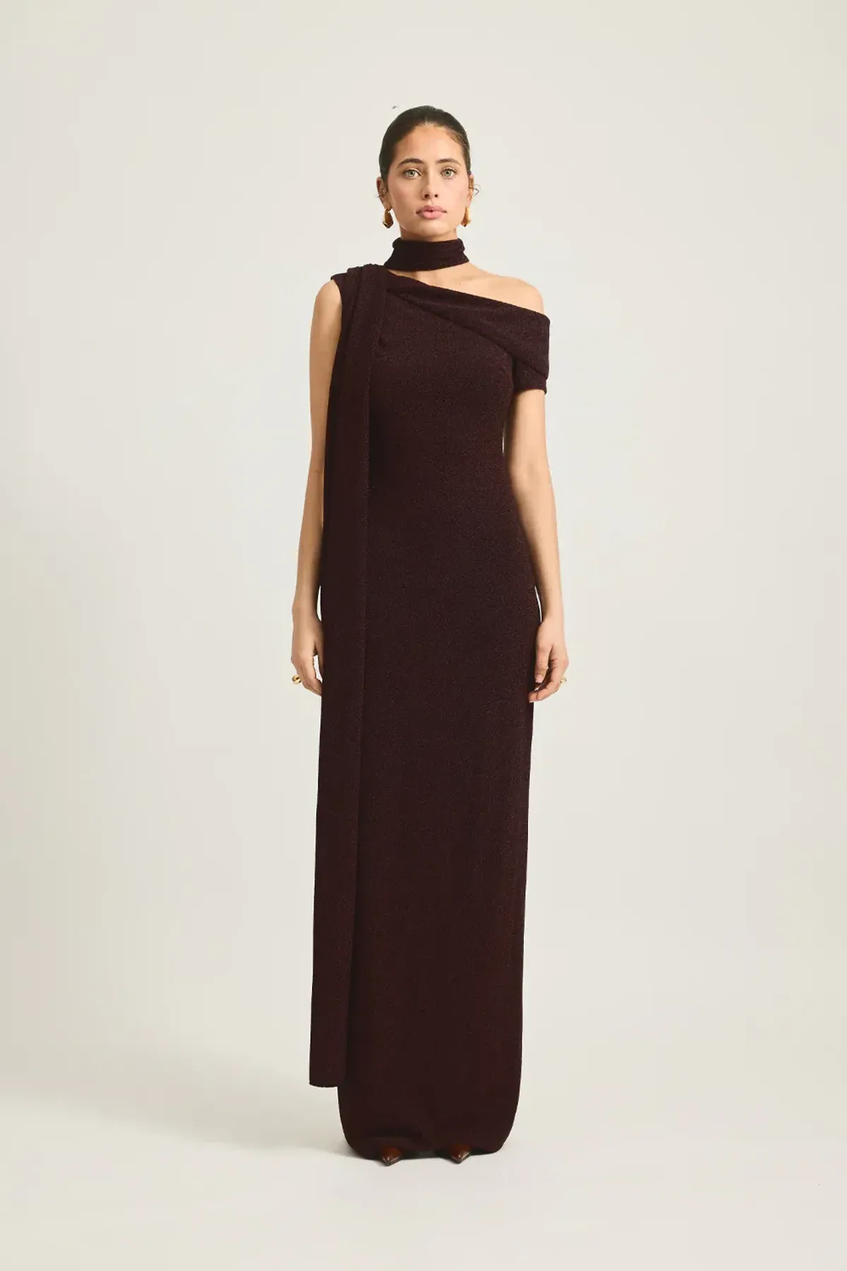 Tojha Izara Maxi Dress Brown Size AU 8 - Image 1