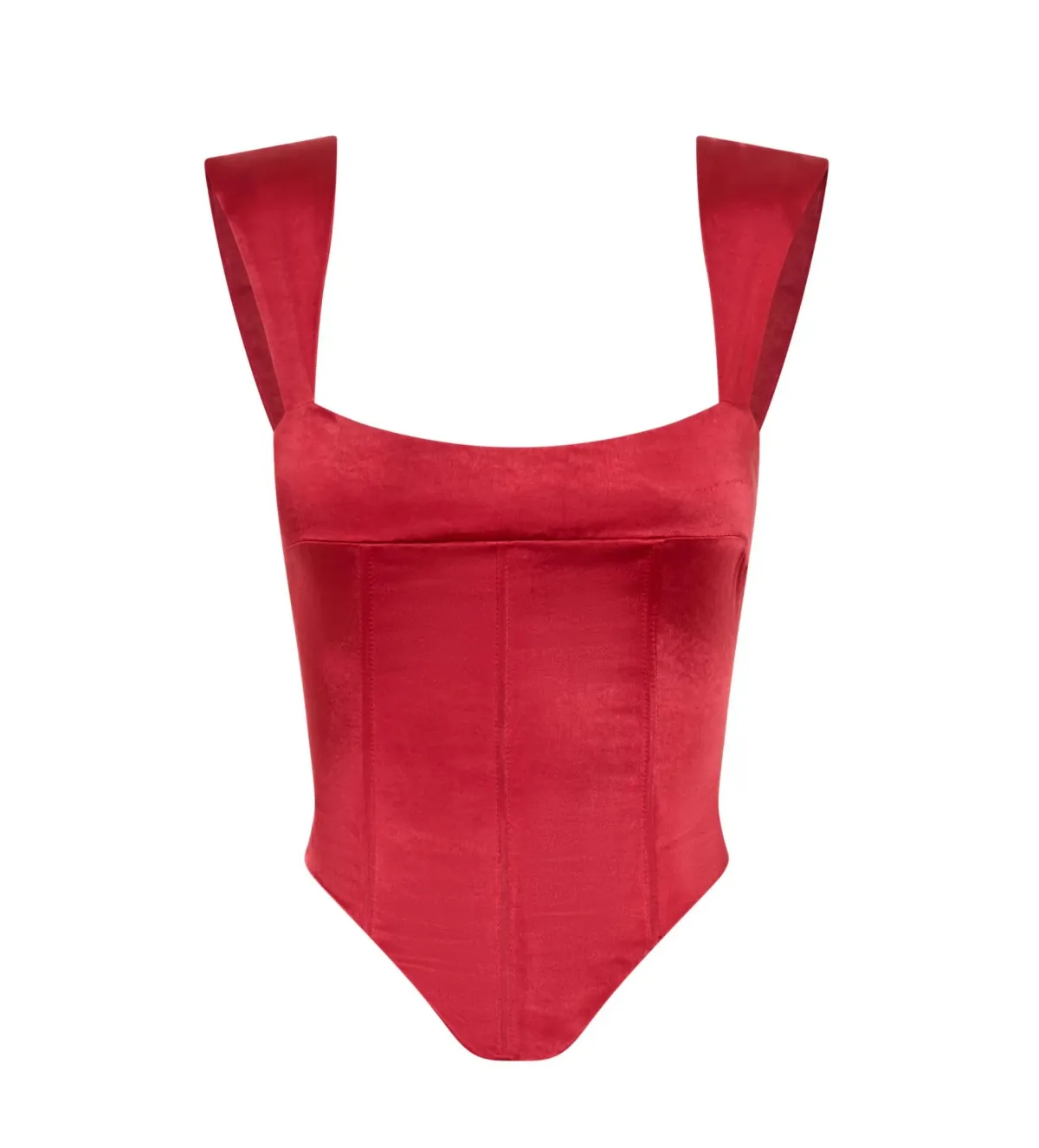 I am Delilah Valerie Corset and Skirt Set in Cherry Size XS / AU 6 - Image 4