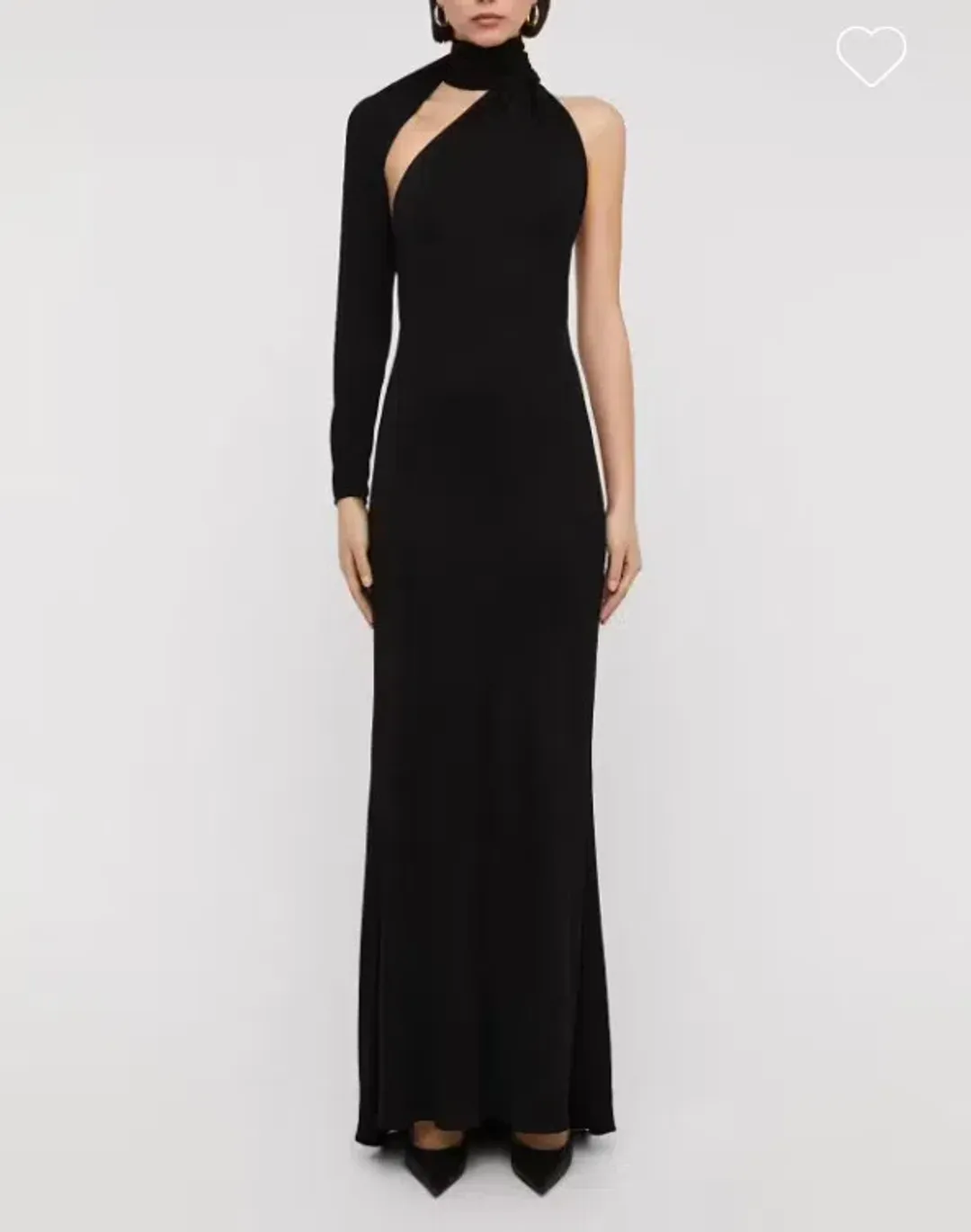 Scanlan Theodore Italian Knit Gown Black Size 12 for rent on The Volte - main image