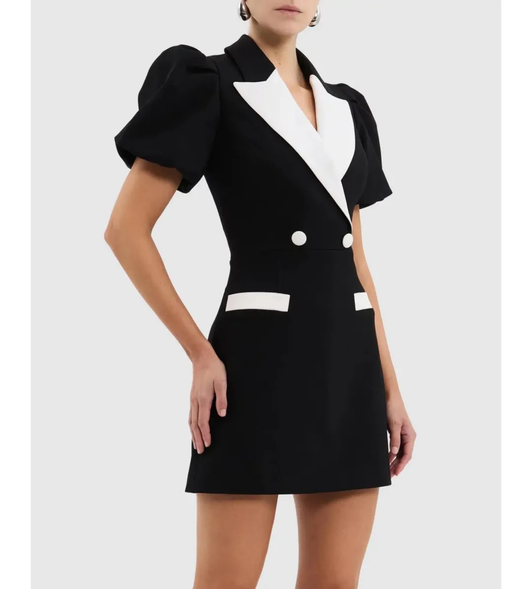 Rebecca Vallance Emma Mini Dress Black Size AU 10 for rent on The Volte - main image