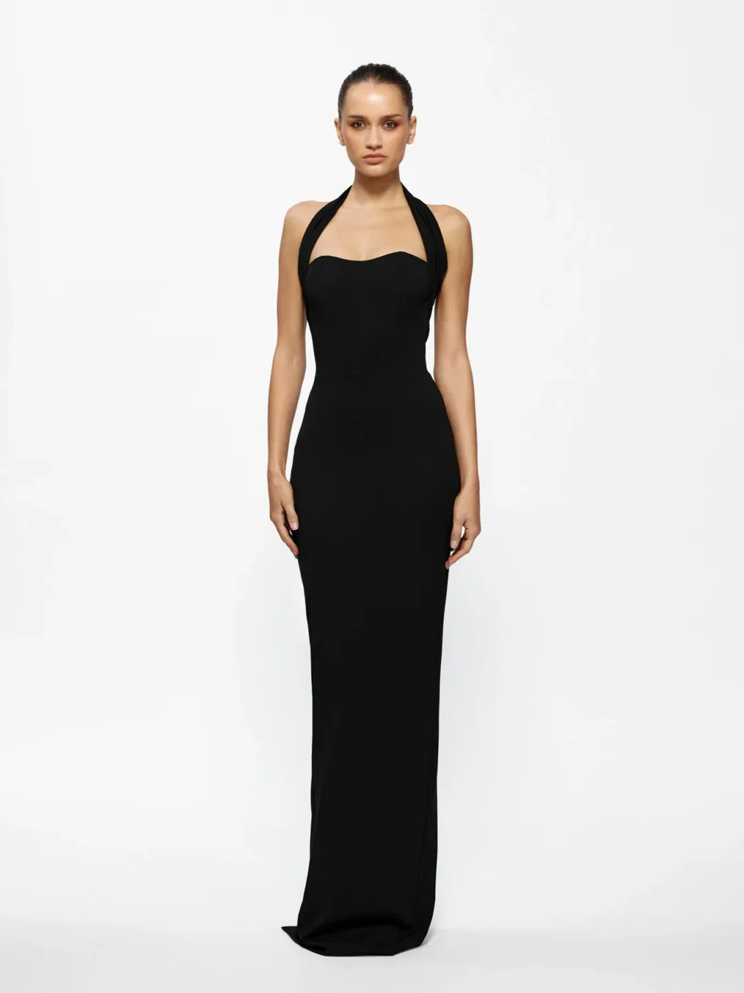 Effie Kats Marian Gown in Black Size 10 for rent on The Volte - main image